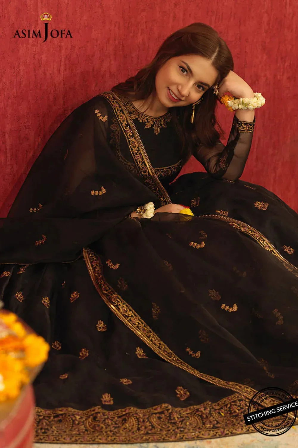 Asim Jofa Luxury Collection Organza – view 2 – Poshaq
