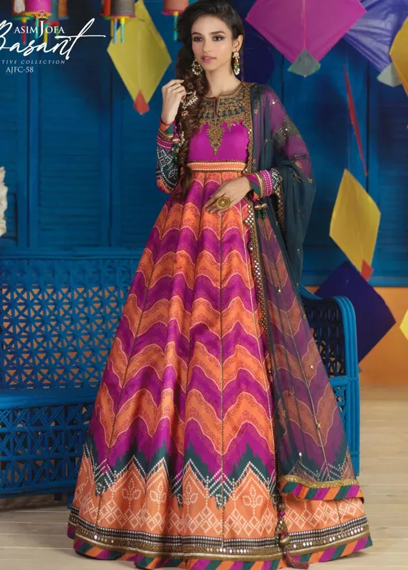 Asim Jofa Luxury Collection Cotton Silk – view 1 – Poshaq