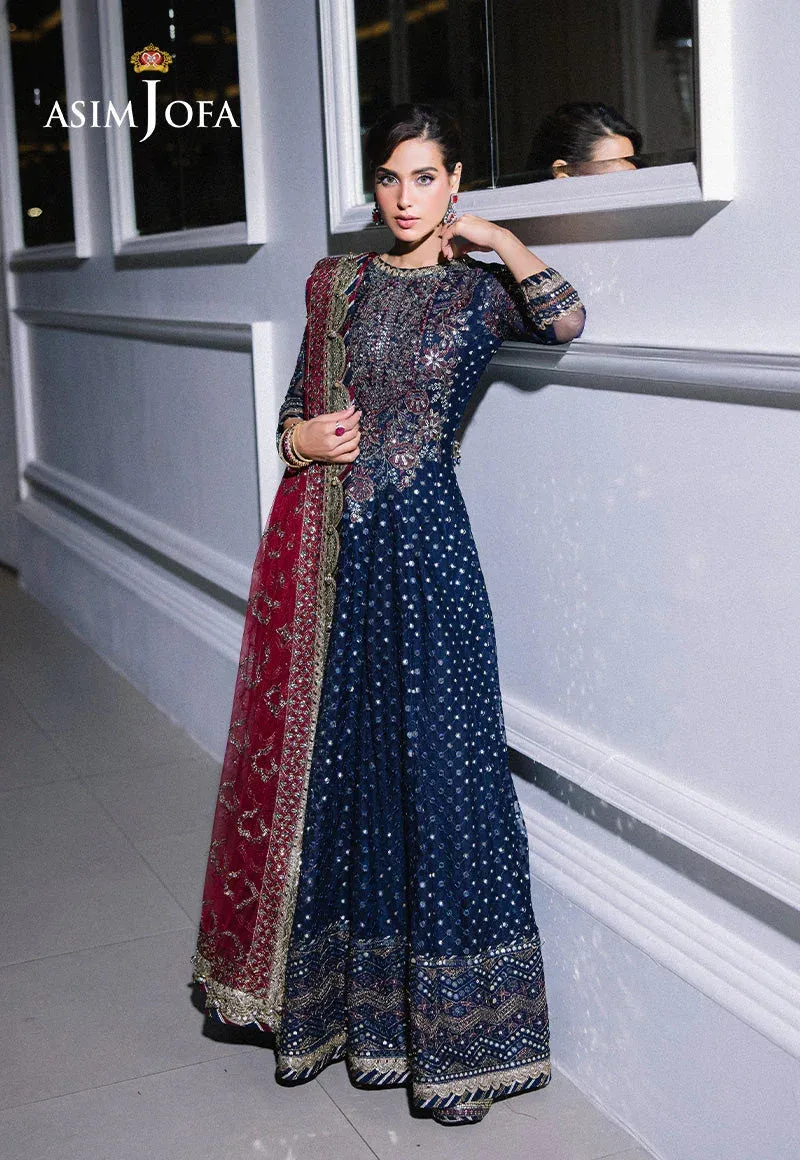 Asim Jofa Festive Collection Maroon – view 1 – Poshaq