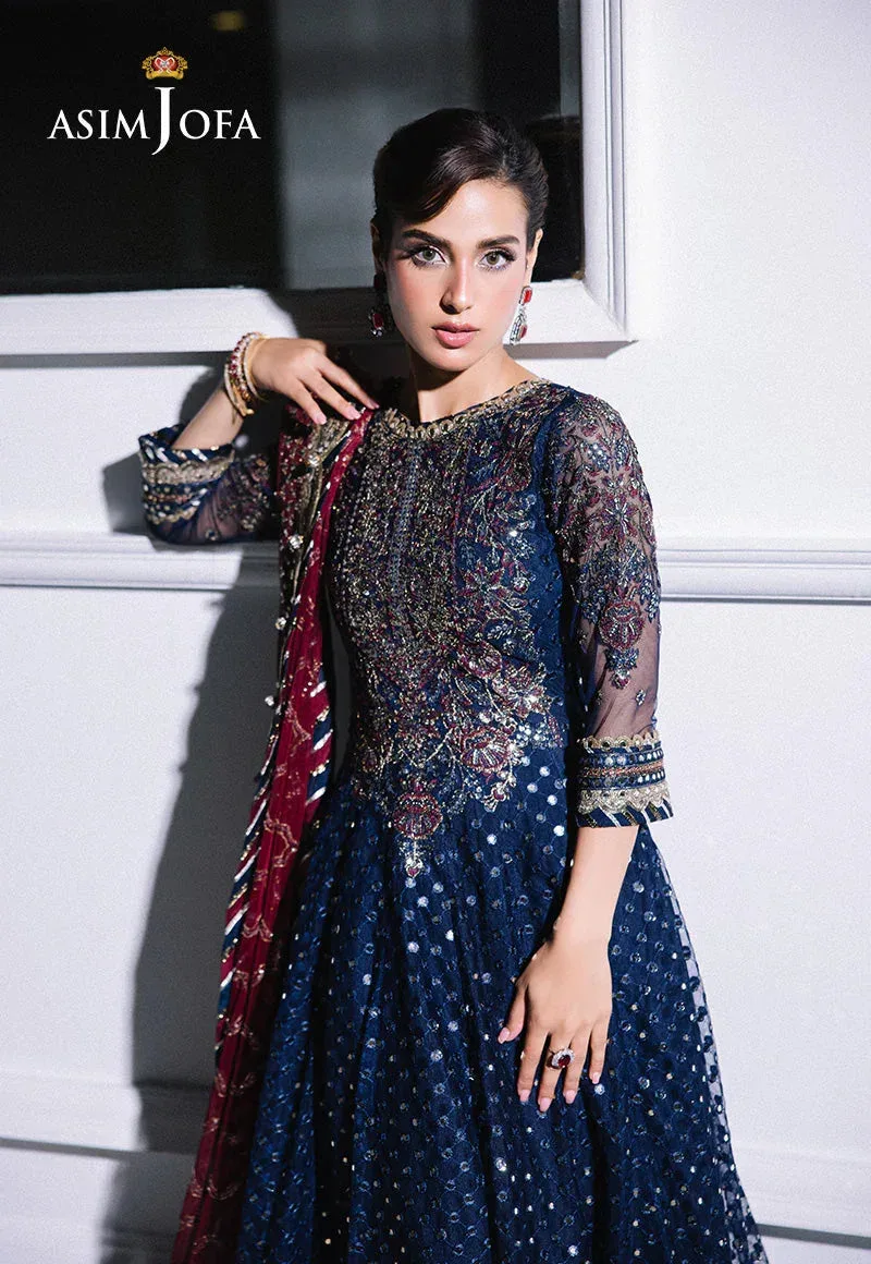 Asim Jofa Festive Collection Maroon – view 3 – Poshaq