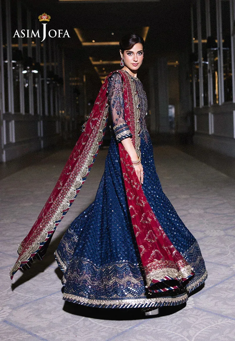 Asim Jofa Festive Collection Maroon – view 4 – Poshaq