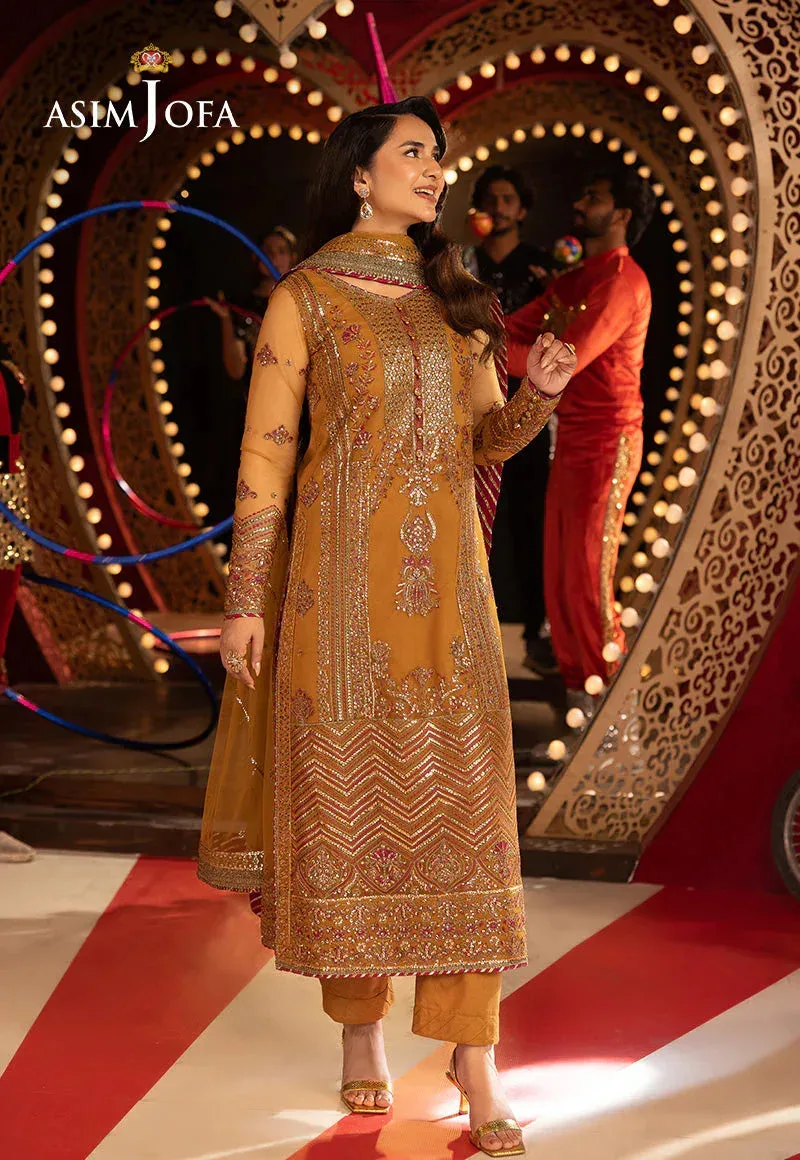 Asim Jofa Festive Opulence Magenta – view 3 – Poshaq