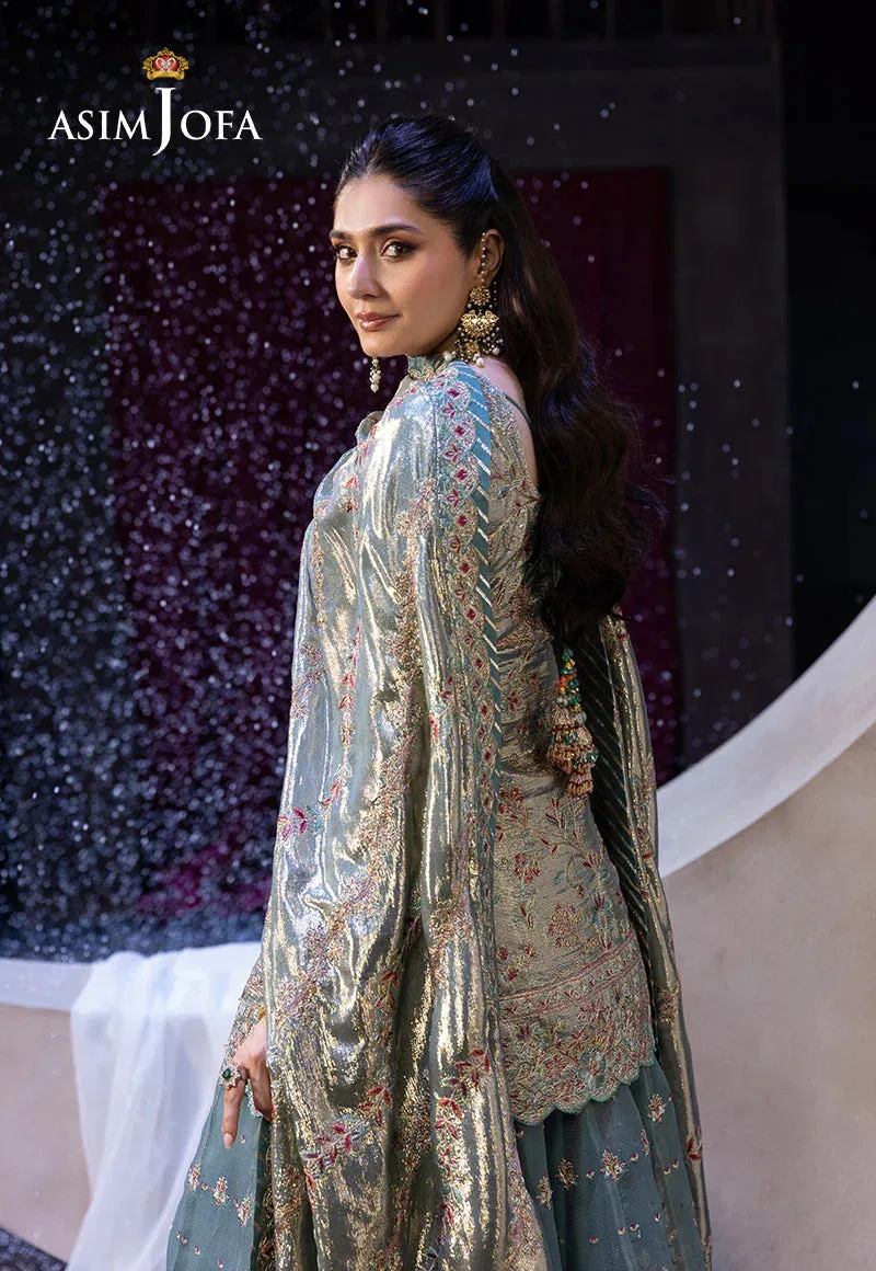 Asim Jofa Festive Opulence Maroon – view 1 – Poshaq