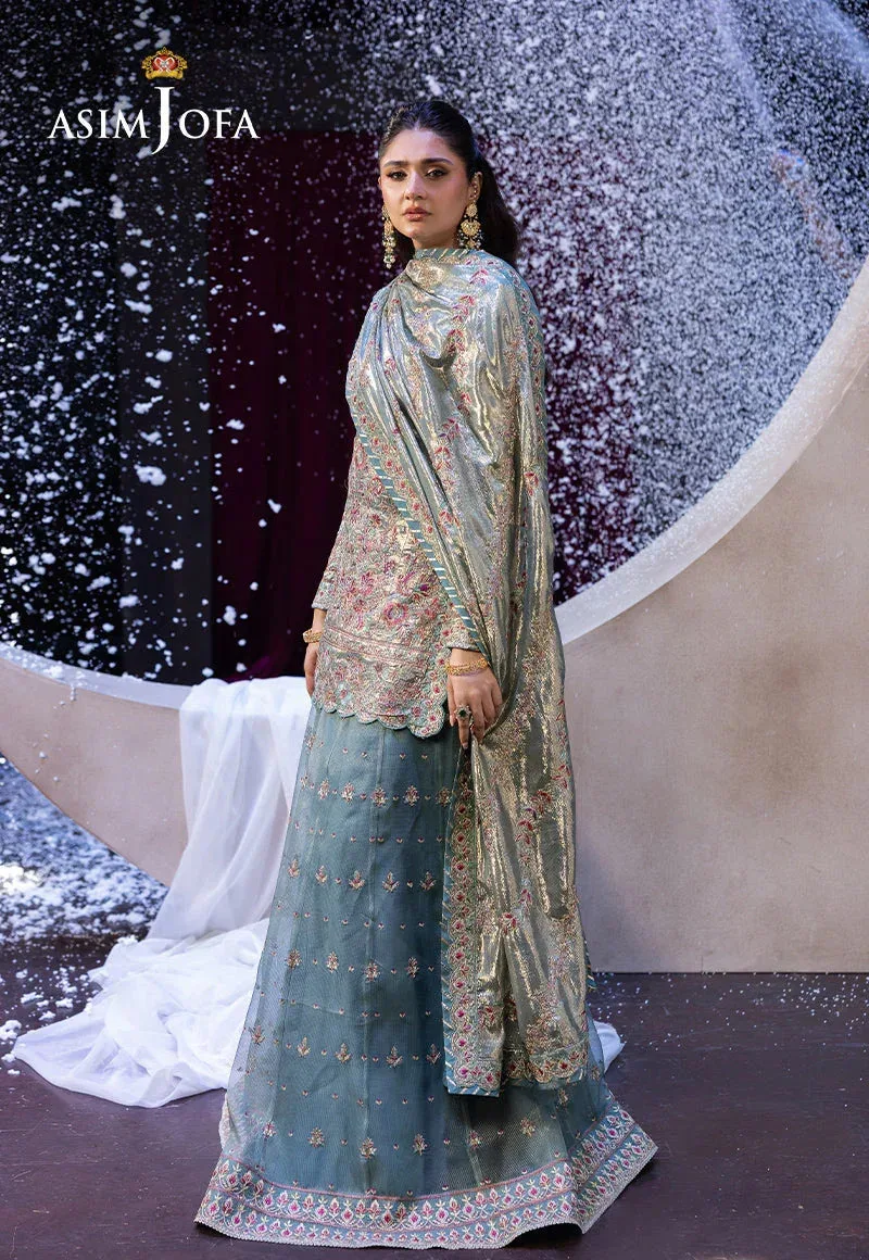 Asim Jofa Festive Opulence Maroon – view 2 – Poshaq