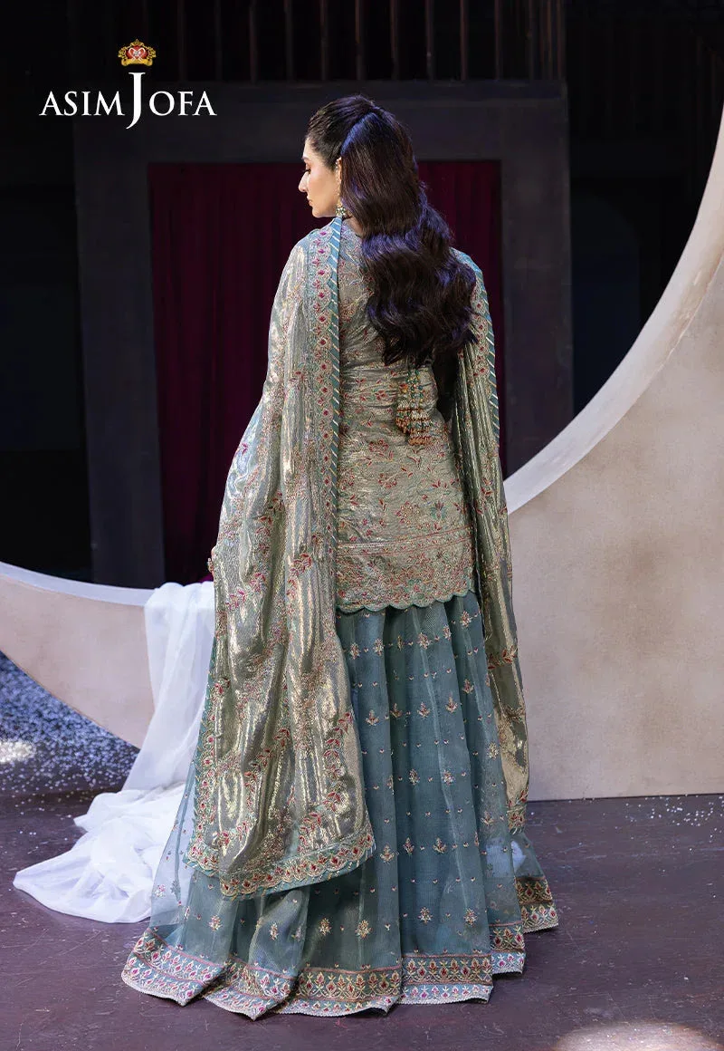 Asim Jofa Festive Opulence Maroon – view 5 – Poshaq