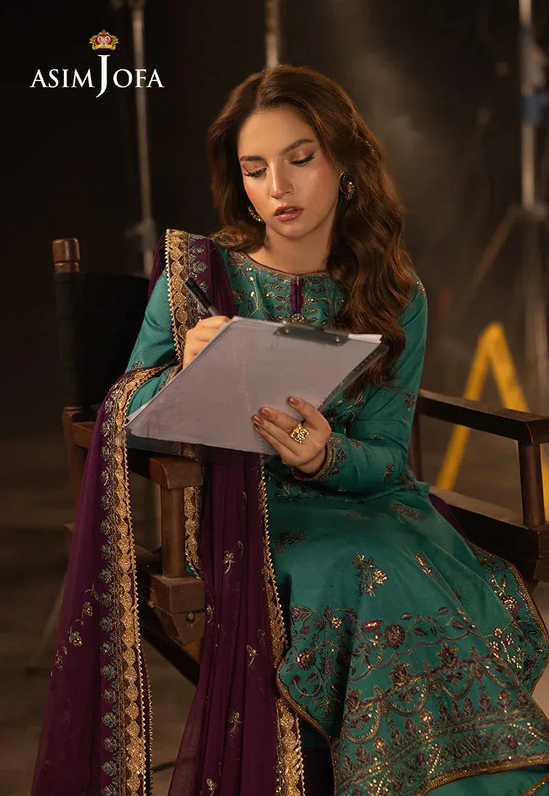 Asim Jofa Festive Opulence Purple – view 3 – Poshaq