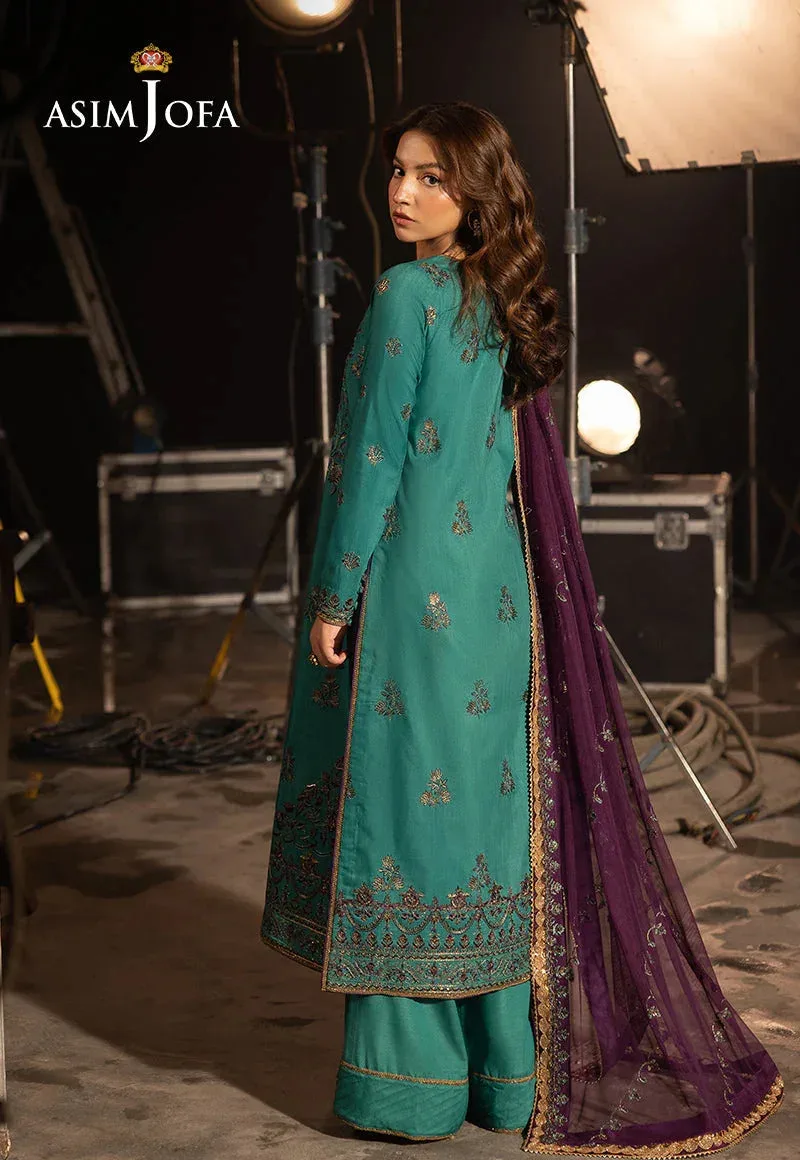 Asim Jofa Festive Opulence Purple – view 5 – Poshaq