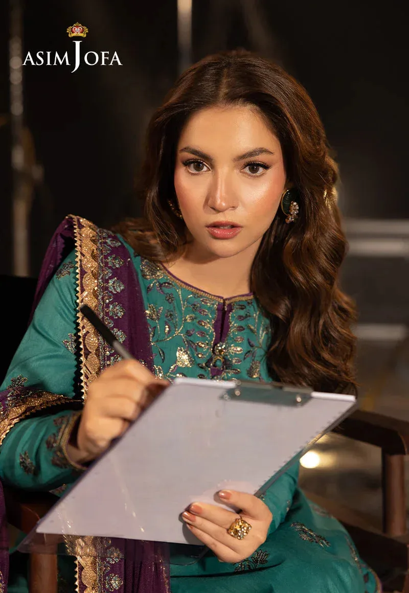 Asim Jofa Festive Opulence Purple – view 6 – Poshaq