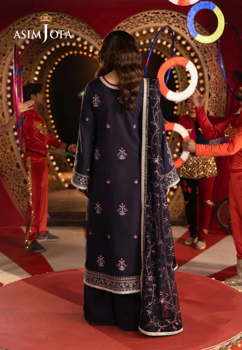 Asim Jofa Festive Opulence Magenta – view 5 – Poshaq