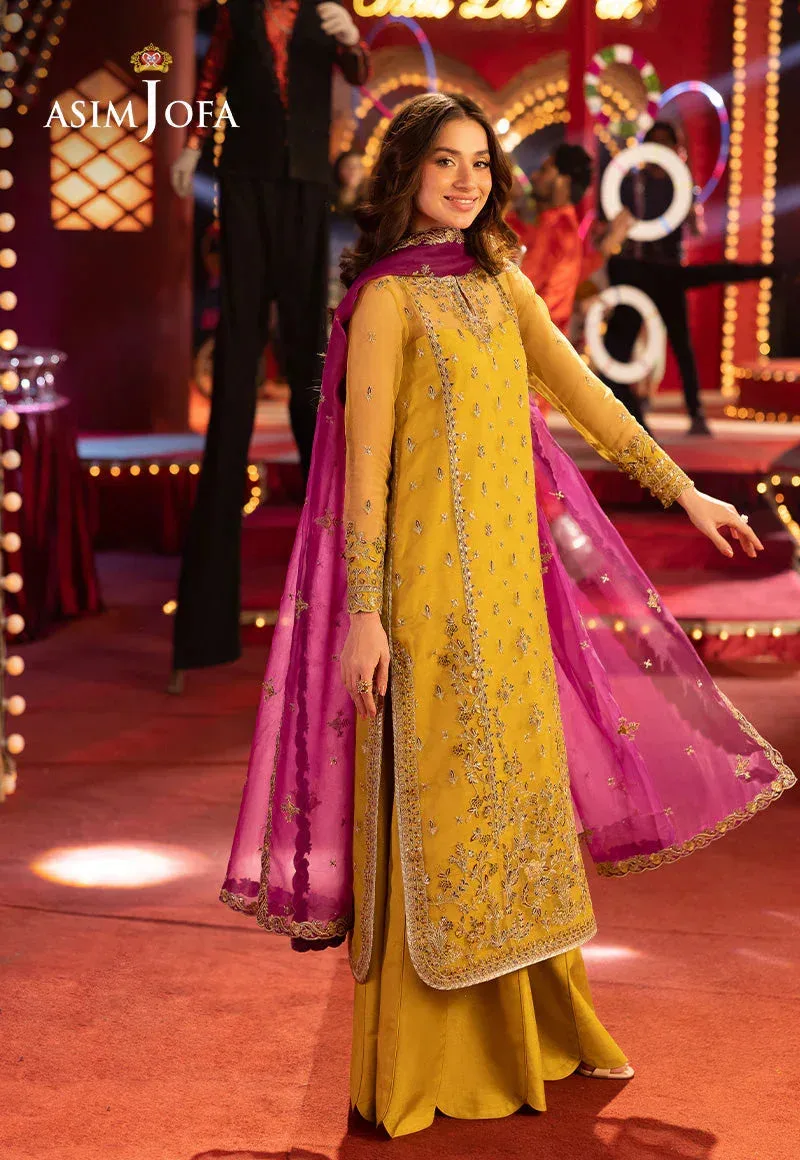 Asim Jofa Festive Opulence Magenta – view 3 – Poshaq