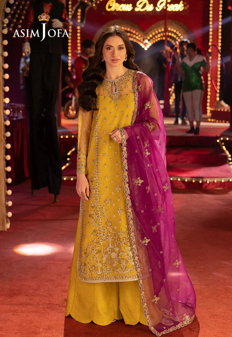 Asim Jofa Festive Opulence Magenta – view 4 – Poshaq