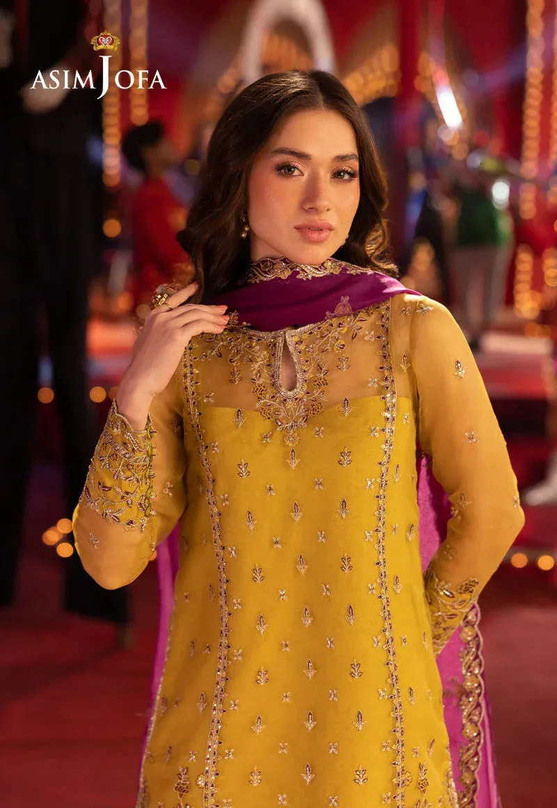 Asim Jofa Festive Opulence Magenta – view 6 – Poshaq