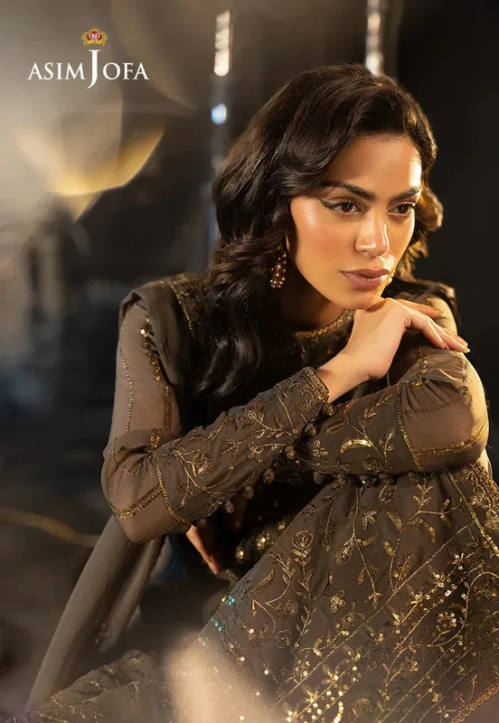 Asim Jofa Festive Opulence Grey – view 1 – Poshaq