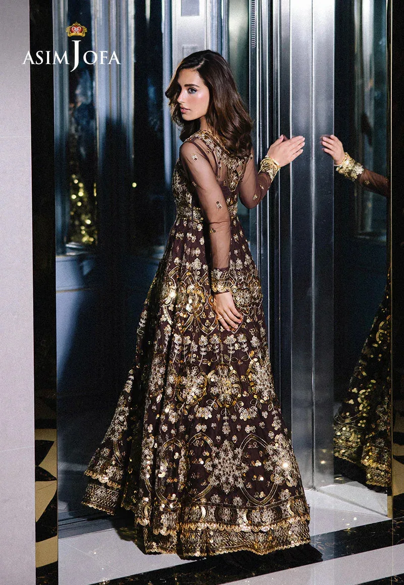 Asim Jofa Festive Collection 25 Brown – view 3 – Poshaq