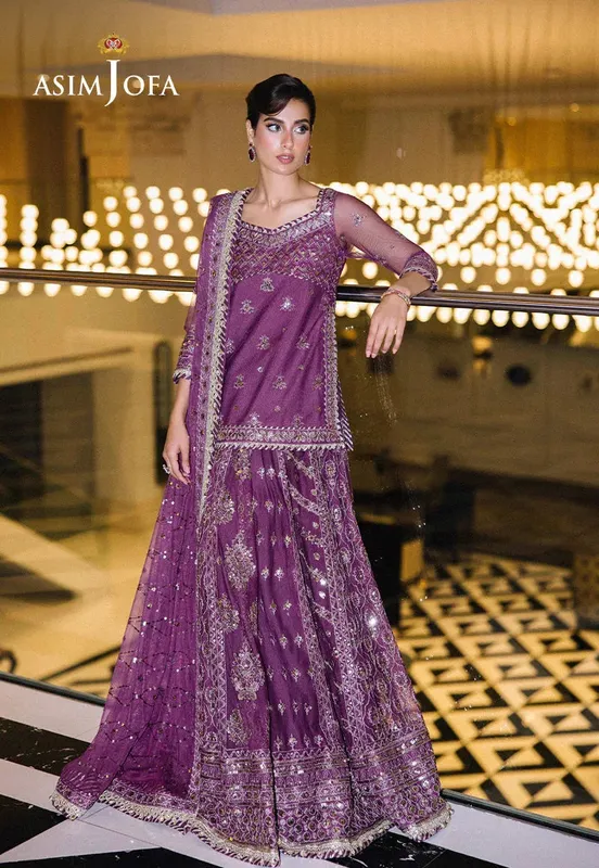 Asim Jofa Festive Collection 25 Purple – view 1 – Poshaq