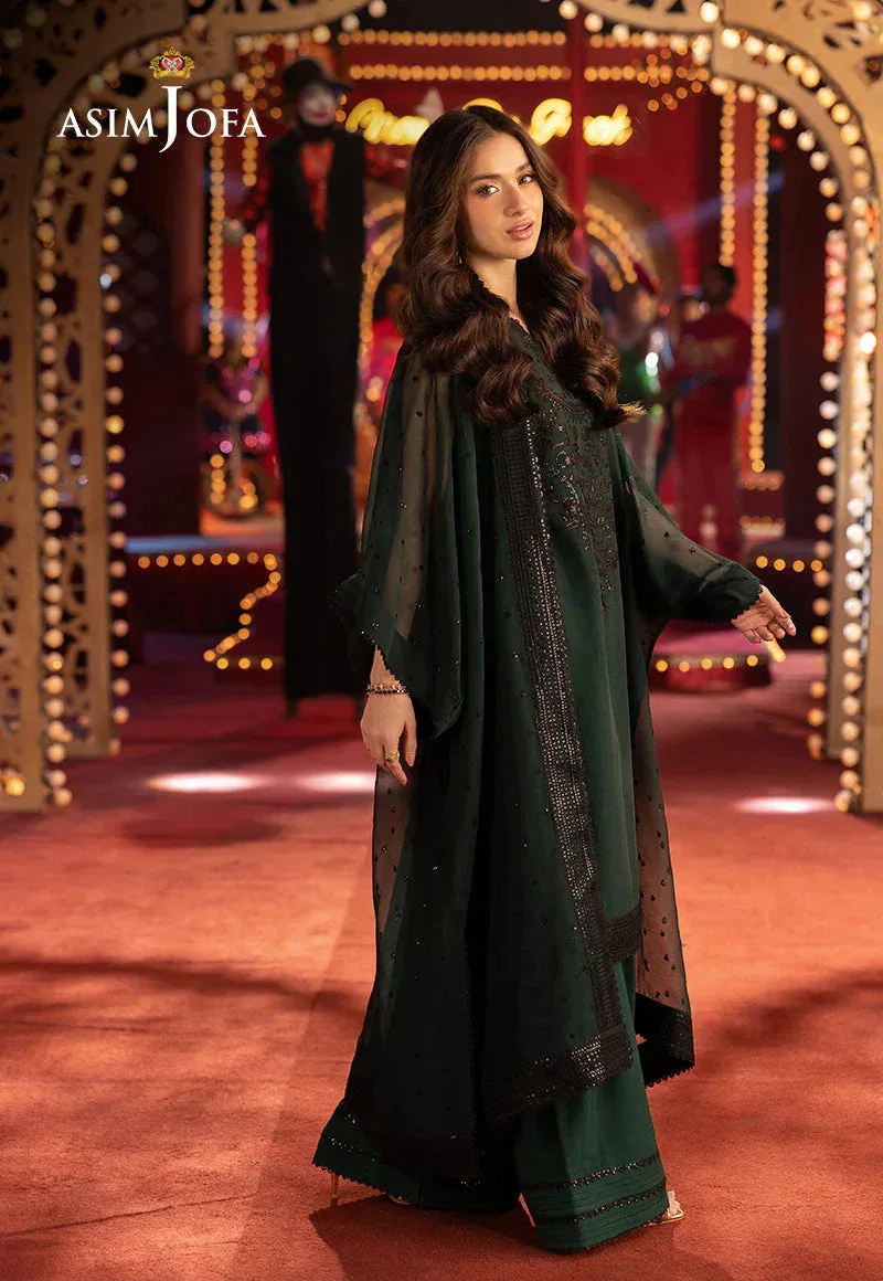 Asim Jofa Festive Collection 25 Black Chiffon – view 4 – Poshaq
