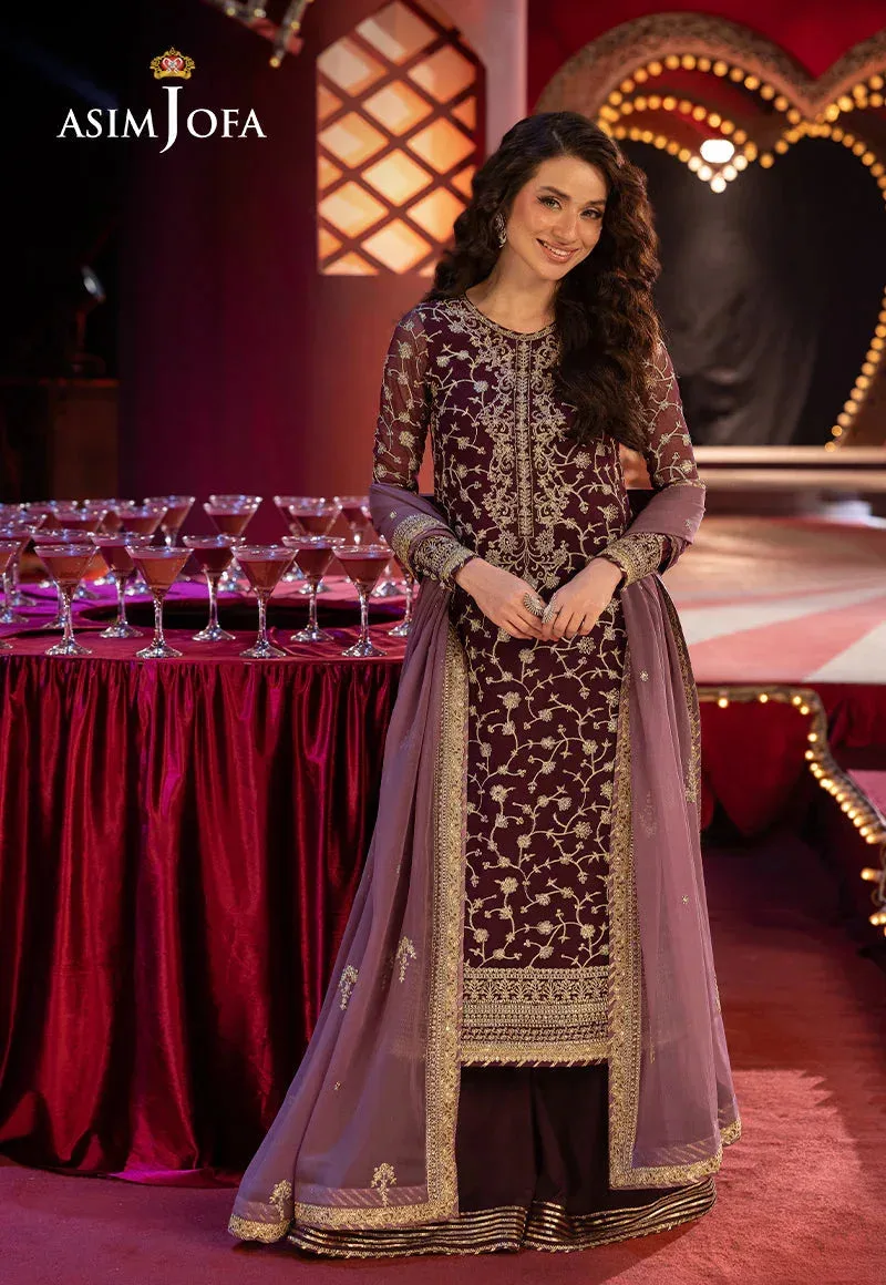 Asim Jofa Festive Collection 25 Gold Chiffon – view 1 – Poshaq