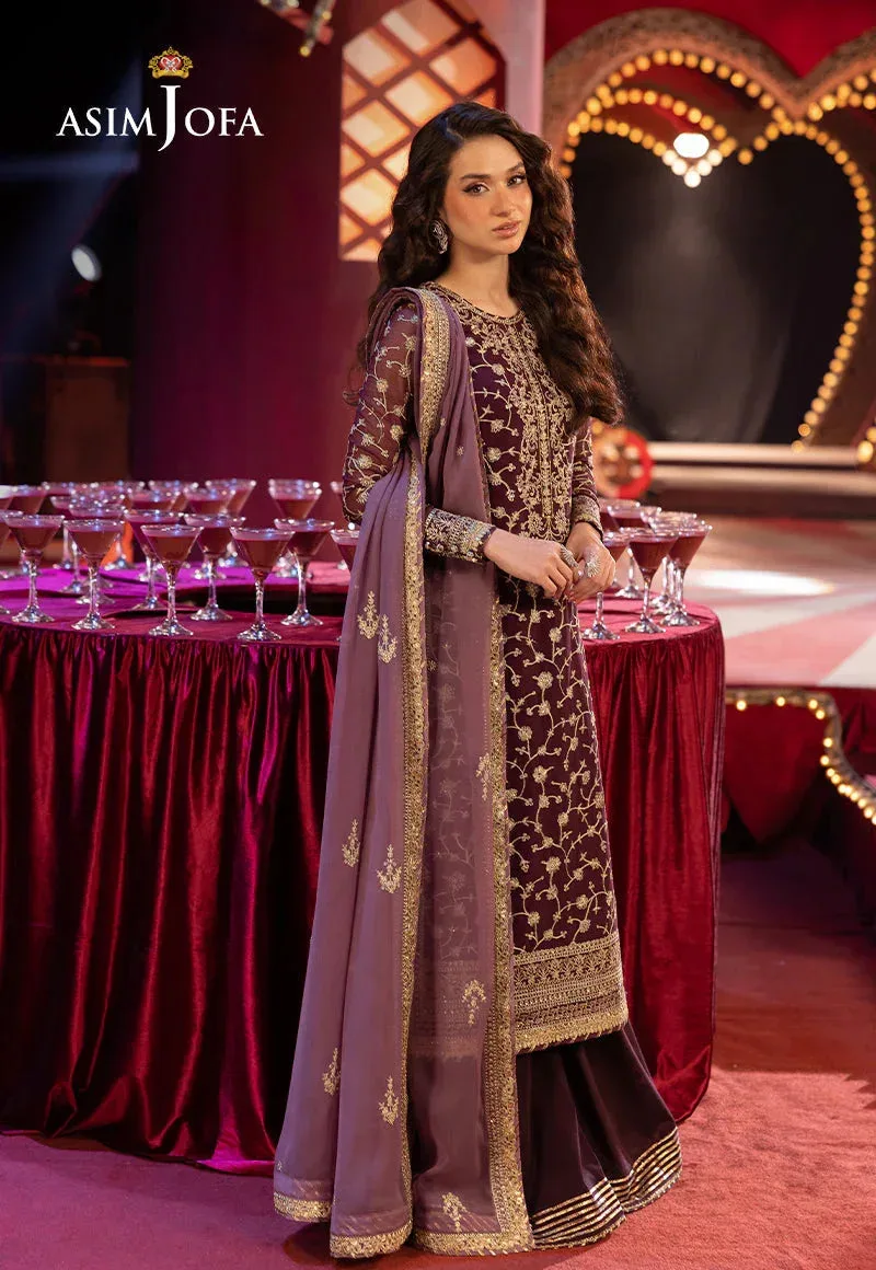 Asim Jofa Festive Collection 25 Gold Chiffon – view 5 – Poshaq