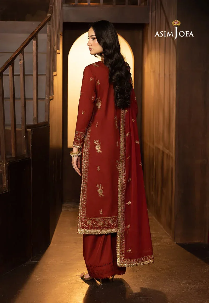 Asim Jofa Festive Collection 25 Gold Chiffon – view 2 – Poshaq