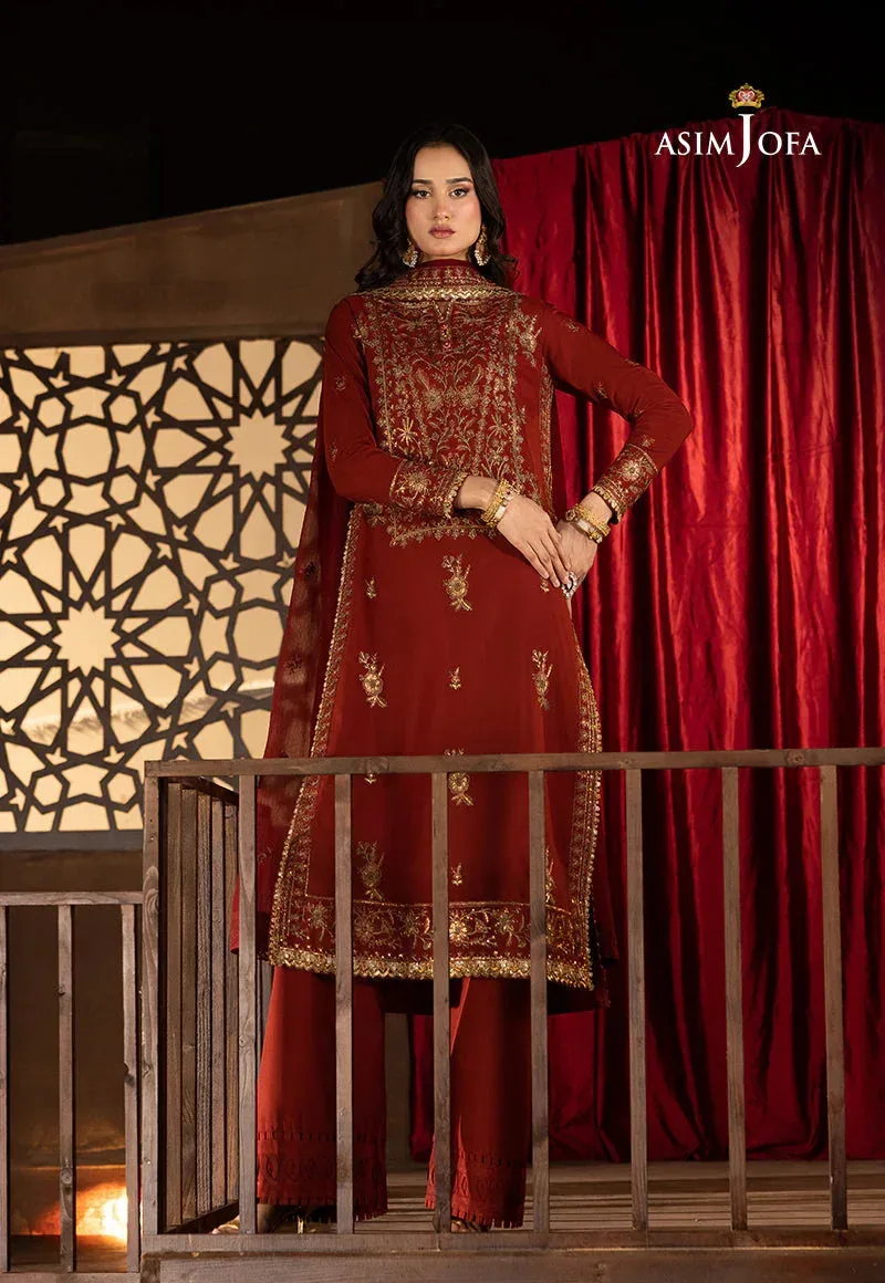 Asim Jofa Festive Collection 25 Gold Chiffon – view 4 – Poshaq