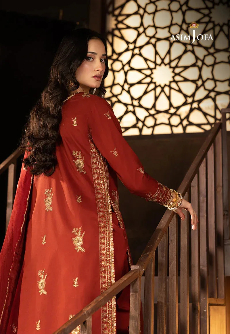 Asim Jofa Festive Collection 25 Gold Chiffon – view 5 – Poshaq