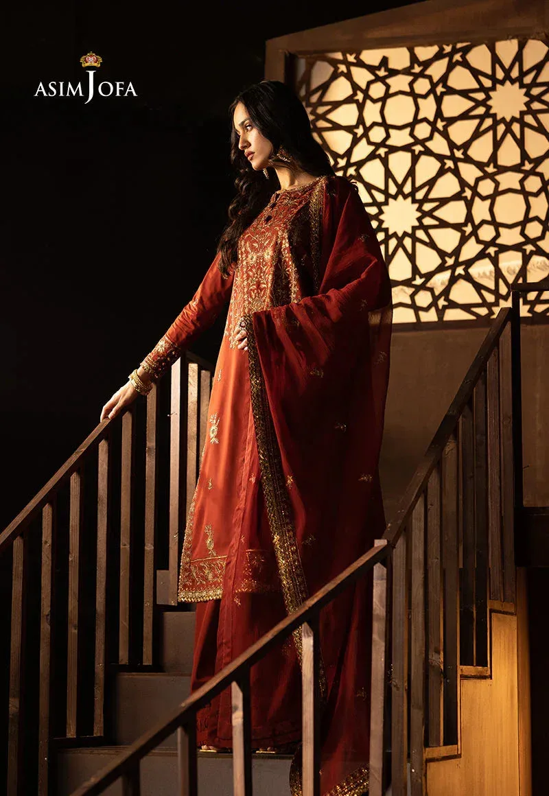 Asim Jofa Festive Collection 25 Gold Chiffon – view 6 – Poshaq