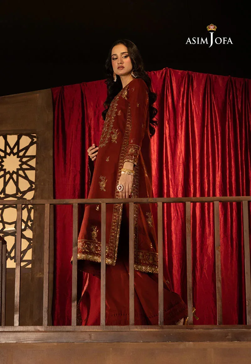 Asim Jofa Festive Collection 25 Gold Chiffon – view 7 – Poshaq