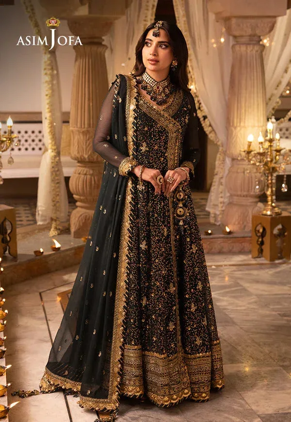 Asim Jofa Shehnai Festive Collection Green Chiffon – view 1 – Poshaq