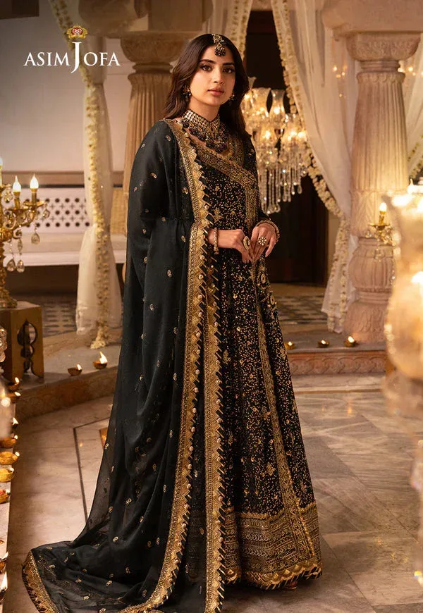 Asim Jofa Shehnai Festive Collection Green Chiffon – view 14 – Poshaq