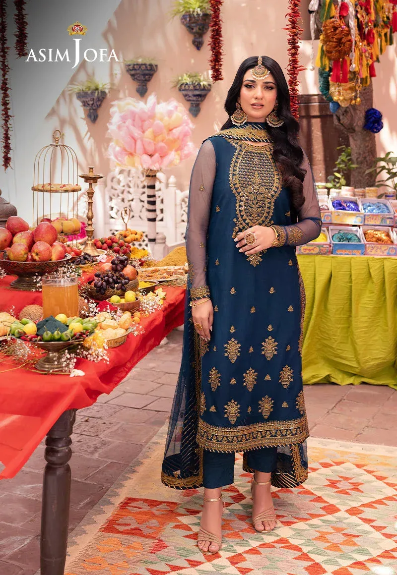 Asim Jofa Pyaar Diyan Gallan Formals Beige Net – view 1 – Poshaq