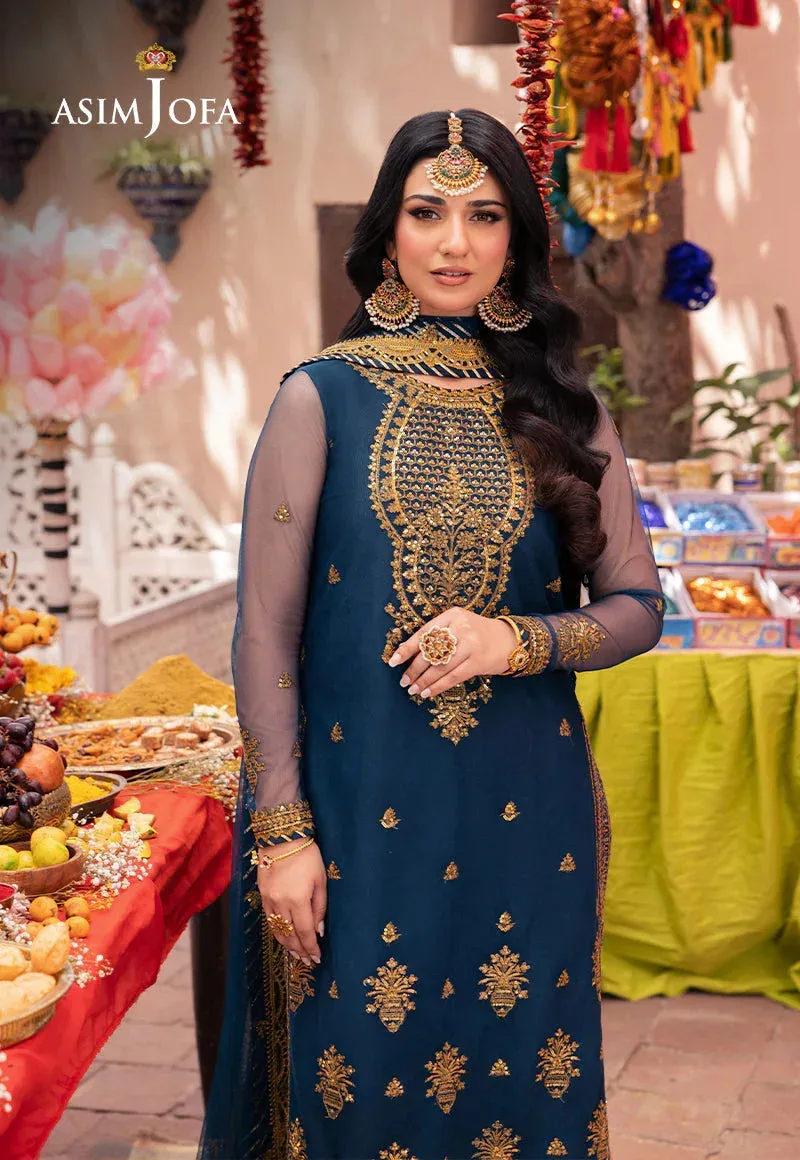 Asim Jofa Pyaar Diyan Gallan Formals Beige Net – view 3 – Poshaq