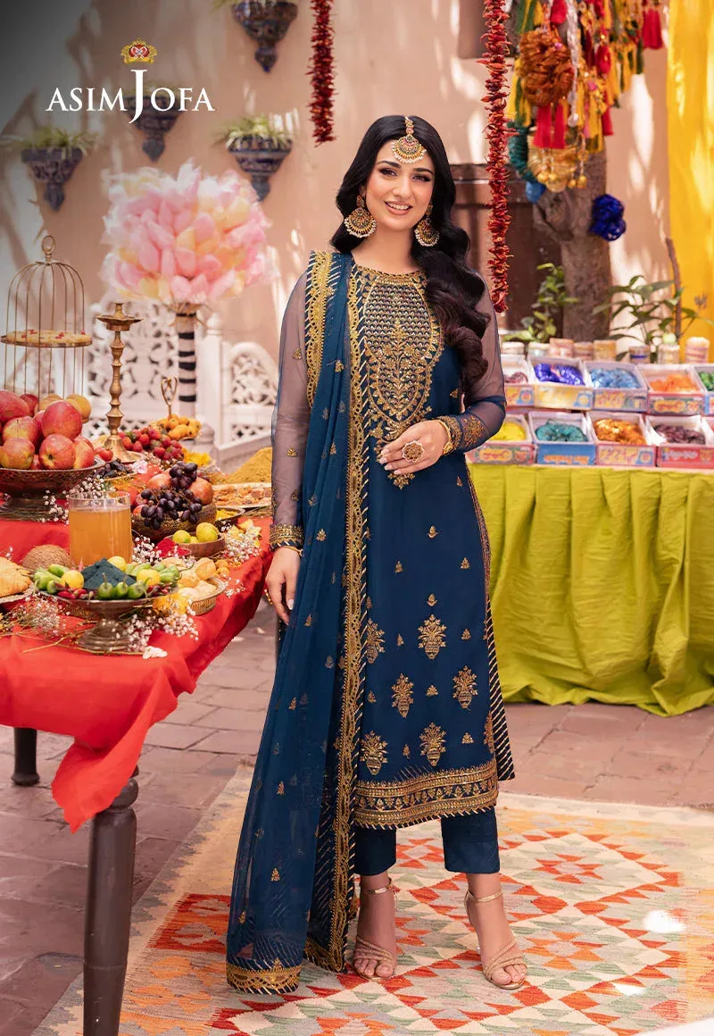 Asim Jofa Pyaar Diyan Gallan Formals Beige Net – view 5 – Poshaq
