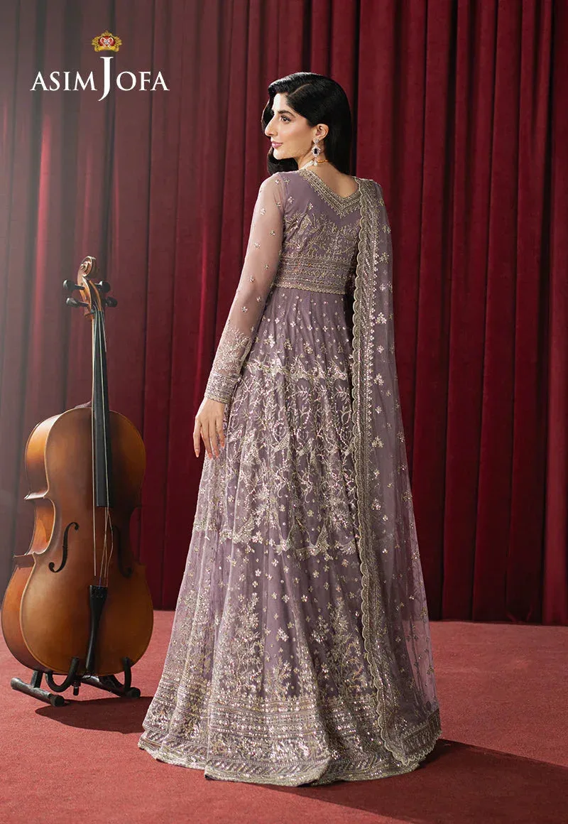 Asim Jofa Premium Festive Lilac Net – view 2 – Poshaq