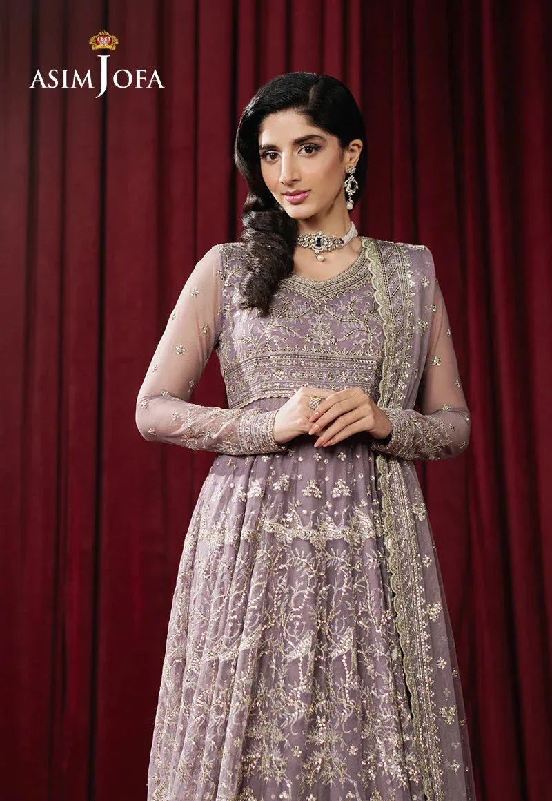 Asim Jofa Premium Festive Lilac Net – view 5 – Poshaq