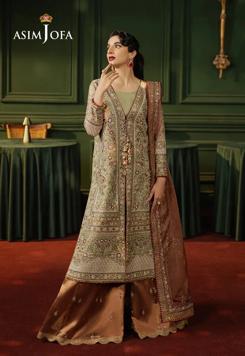Asim Jofa Premium Festive Pistachio Green Tissue – view 6 – Poshaq