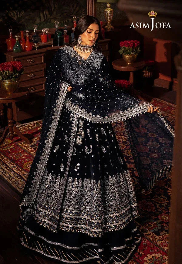 Asim Jofa Silver Raw Silk – view 3 – Poshaq