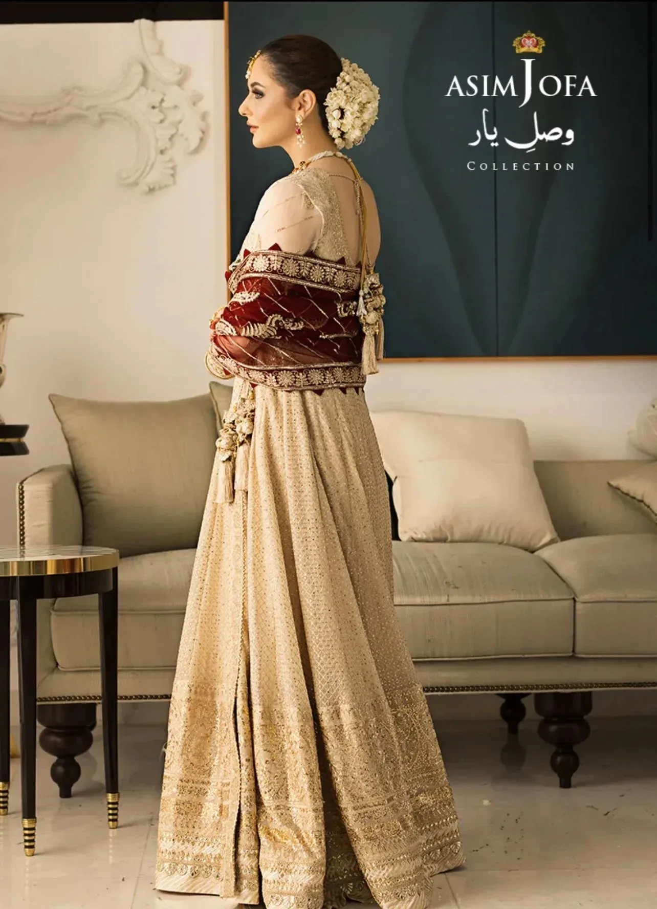 Asim Jofa Chiffon – view 2 – Poshaq