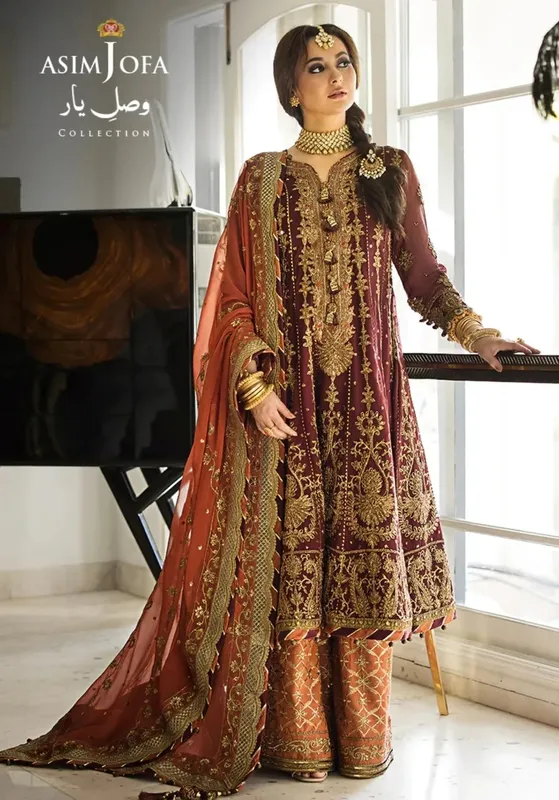 Asim Jofa Organza – view 1 – Poshaq
