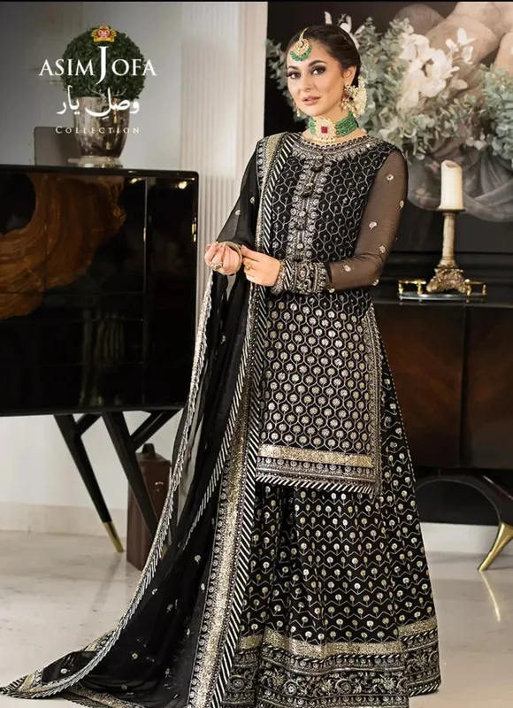 Asim Jofa Chiffon – view 1 – Poshaq