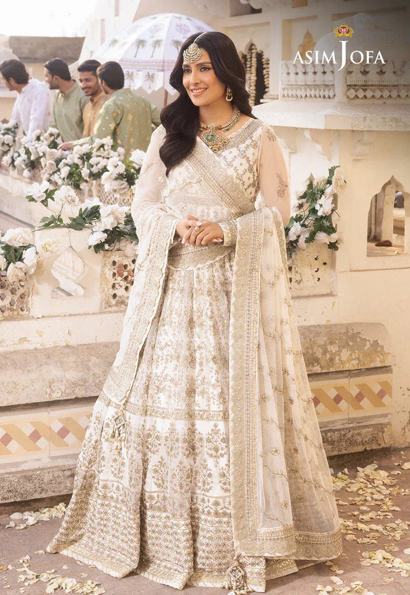 Asim Jofa Ivory Silk – view 12 – Poshaq