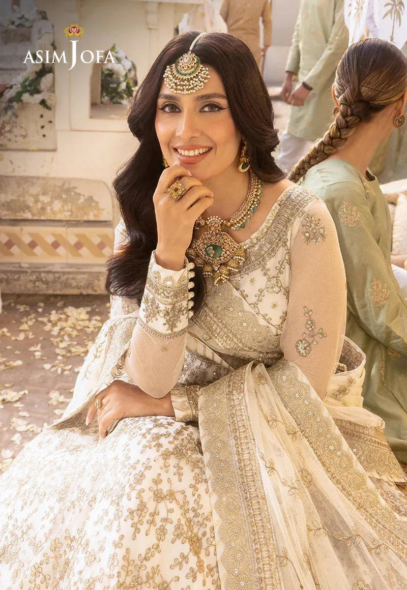 Asim Jofa Ivory Silk – view 6 – Poshaq
