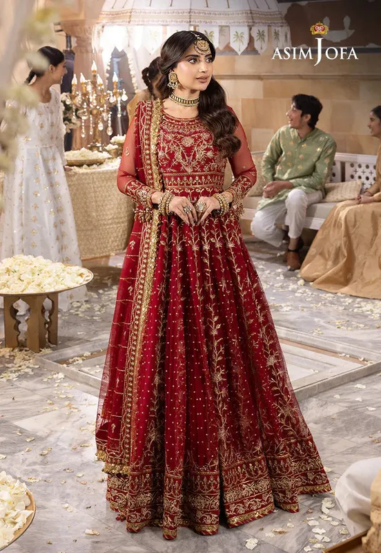 Asim Jofa Gold Silk – view 1 – Poshaq