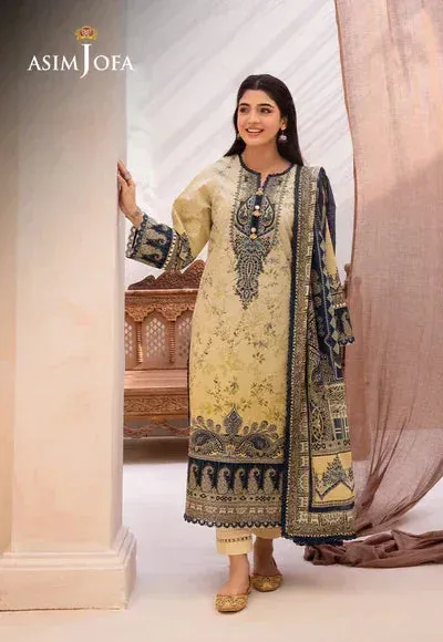 Asim Jofa Prints Essentials Beige Cambric – view 1 – Poshaq