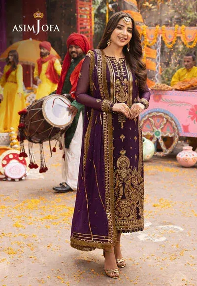 Asim Jofa Chamak Damak Festive 24 Chiffon – view 1 – Poshaq