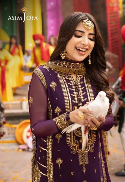 Asim Jofa Chamak Damak Festive 24 Chiffon – view 3 – Poshaq