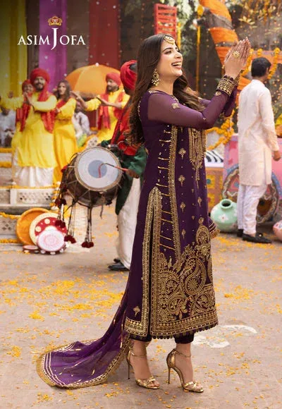 Asim Jofa Chamak Damak Festive 24 Chiffon – view 4 – Poshaq
