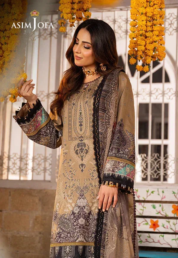 Asim Jofa Aira Summer Prints Chiffon – view 2 – Poshaq