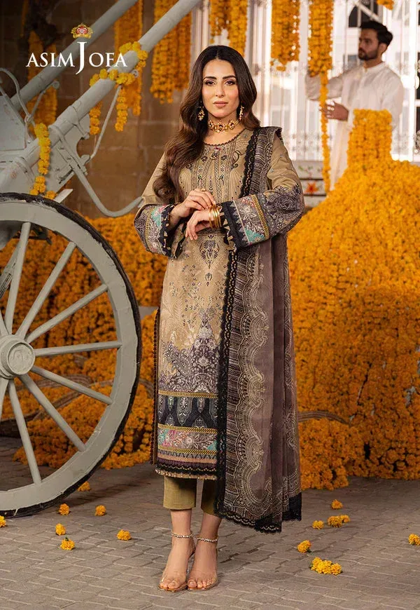 Asim Jofa Aira Summer Prints Chiffon – view 4 – Poshaq