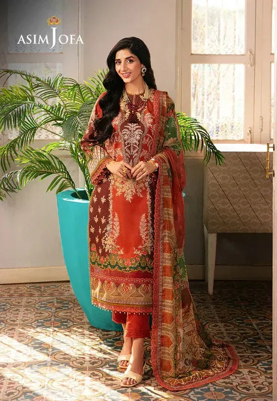 Asim Jofa Aira Summer Prints Cambric – view 1 – Poshaq