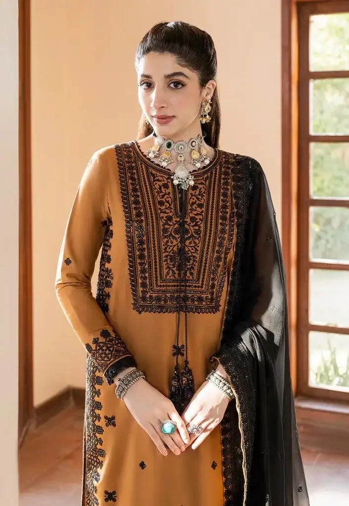 Asim Jofa Eid Festive 2023 Gold Chiffon – view 5 – Poshaq